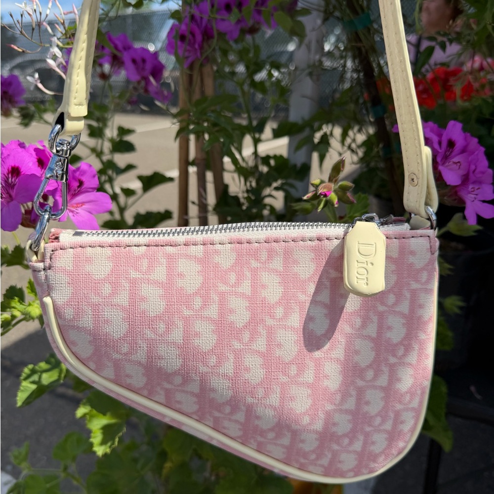 Dior Pink Oblique Mini Shoulder Bag - Picture 9 of 13